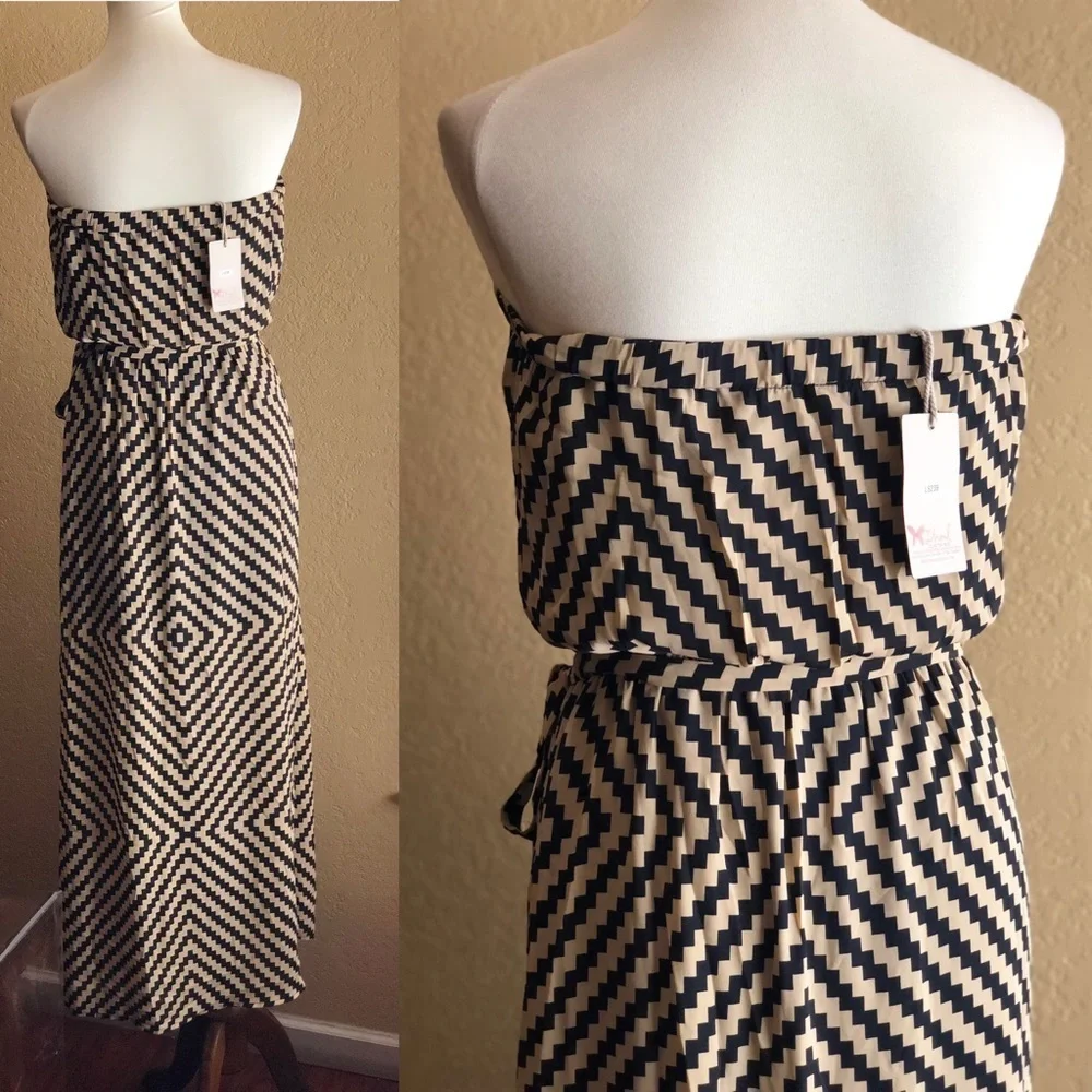 THML Women’s LAYLA Strapless Maxi Dress Size M - Picture 9 of 10
